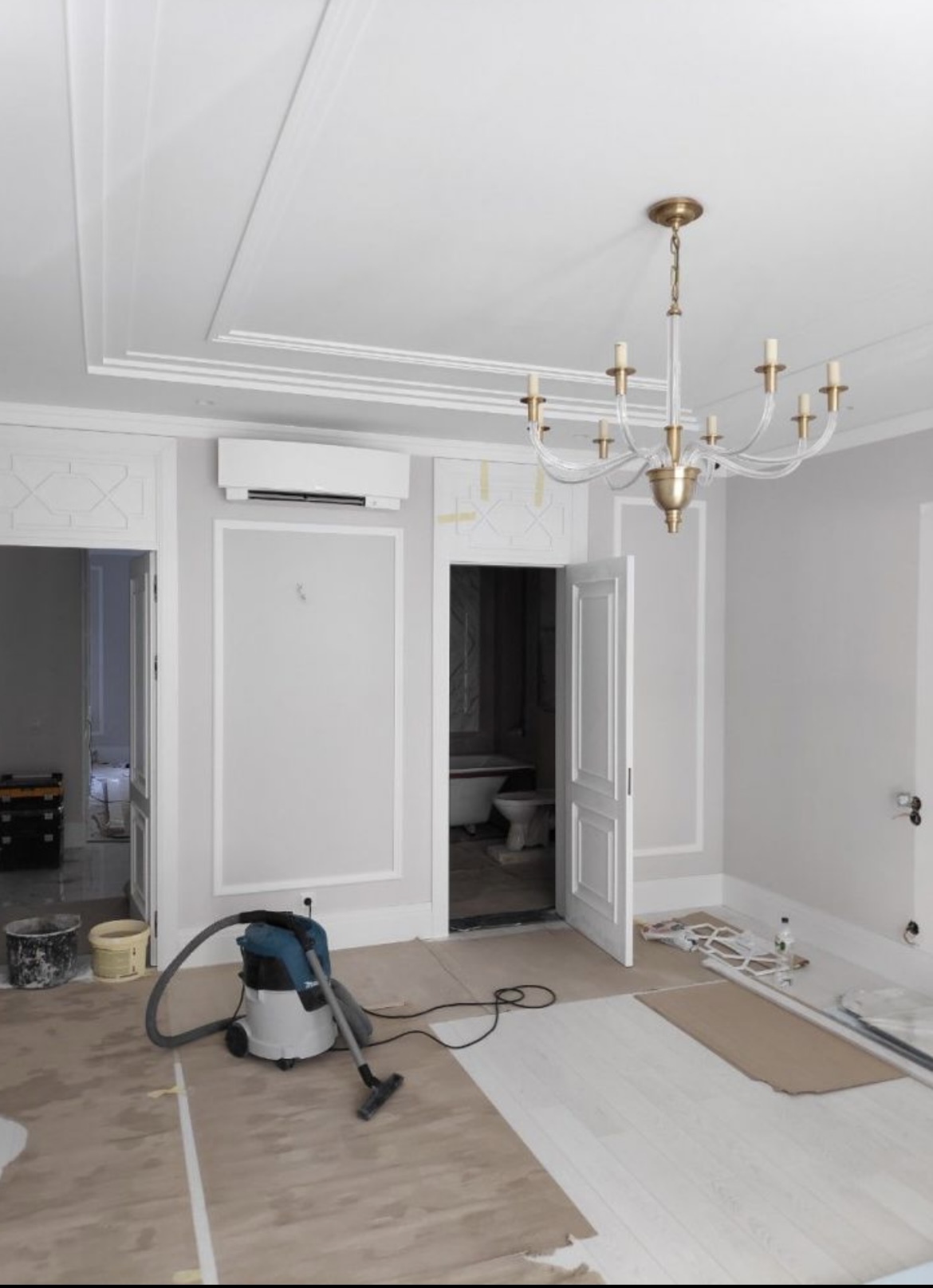 Decorative plaster feature wall, Limassol